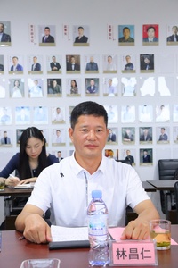 泰顺县县长陈钷一行访问杭州泰顺商会，五洲万汇集团董事长林昌仁作为重要泰商代表参与接待与座谈。